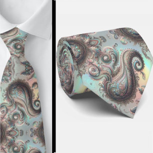 Corbata Jacquard Seda Falsa Paisley Elegante Caballero d
