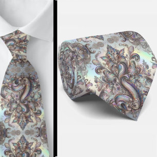 Corbata Jacquard Seda Falsa Paisley Elegante Caballero d