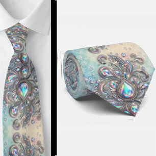 Corbata Jacquard Seda Falsa Paisley Elegante Caballero d