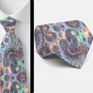 Corbata Jacquard Seda Falsa Paisley Elegante Caballero d