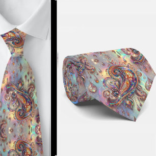 Corbata Jacquard Seda Falsa Paisley Elegante Caballero d