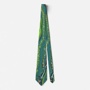 Corbata Jada 3 Crazy Green Abstract Tie