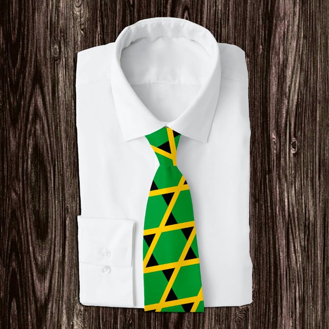 Corbata Jamaica Ties, moda Bandera Jamaiquina, negocios (Subido por el creador)