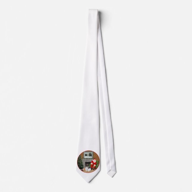 Corbata Japanese Chin Navidad (Anverso)