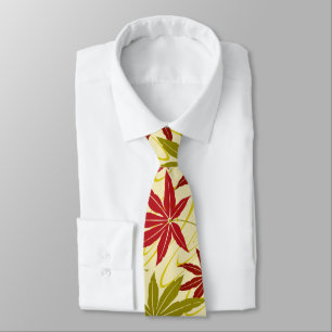 CORBATA JAPONÉS MAPLE LEAF (CREME) NECK TIE