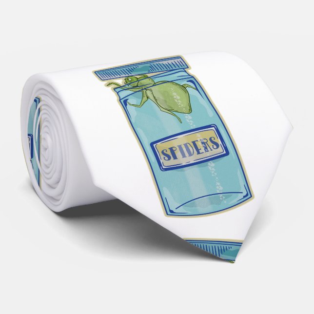 Corbata Jar Of Spiders (Enrollado)