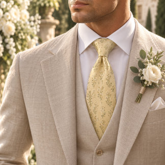 Corbata Jardín de Buttercream