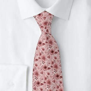Corbata Jardín de flores rosa polvoriento