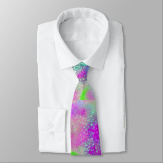 Corbata JARDÍN DE LAS SOMBRAS PERDIDAS - violeta rosa púrp