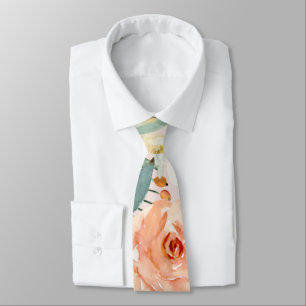 Corbata jardín de rosas