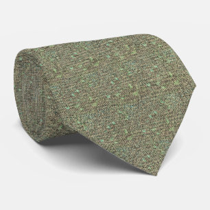 Corbata Jardín Esmeralda – Floral Texturizada