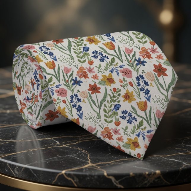 Corbata Jardín Floral de Cabaña Suave (Subido por el creador)