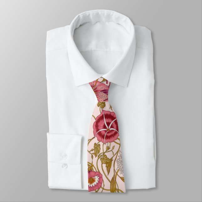 Corbata Jardín floral romántico (Atado)