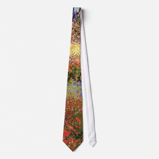 Corbata Jardín Florido,Vincent van Gogh. (Anverso)