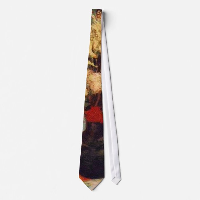 Corbata jarrón con claveles y otras flores van Gogh (Anverso)