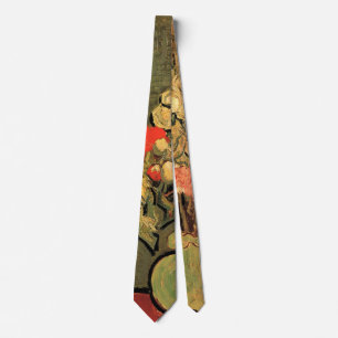 Corbata Jarrón con malvas rosas de Vincent van Gogh