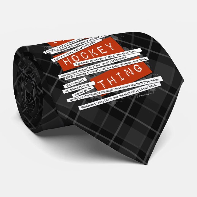 Corbata Jerga de hockey (Enrollado)