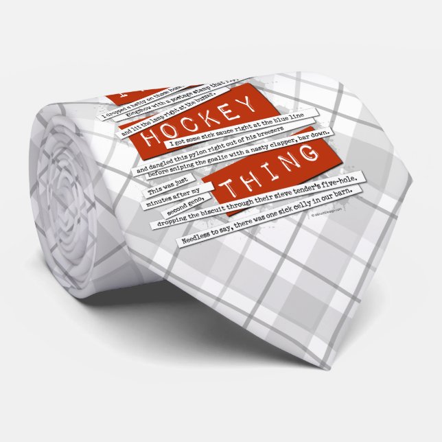 Corbata Jerga de hockey (Enrollado)