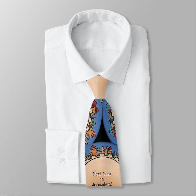 Corbata Jerusalén en el último (Atado)