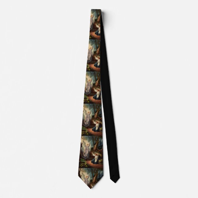 Corbata Jesucristo con ángel  (Anverso)