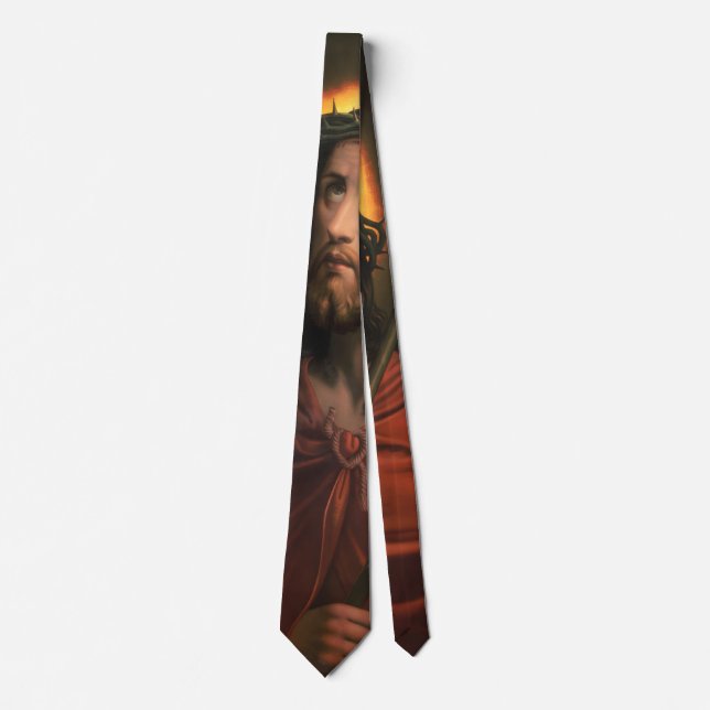 Corbata Jesucristo con corona de ánimos (Anverso)
