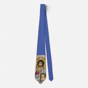Corbata Jesucristo Pantocrátor Arte de Iconos Bizantinos