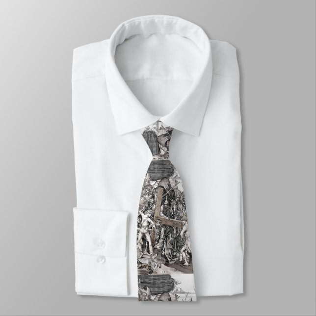 Corbata Jesús Con Su Cruz 1470 (Atado)