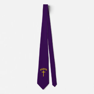 Corbata Jesus Cross Christian Believer