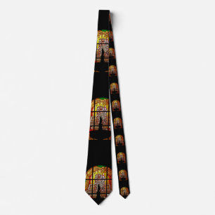 Corbata jesús de vidrio manchado