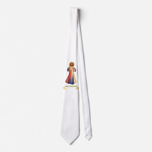 Corbata Jesus Divine Mercy Tie (Anverso)