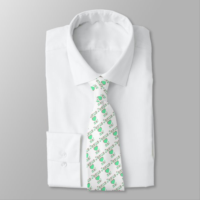 Corbata ¡Jesús me ama el H! (Atado)