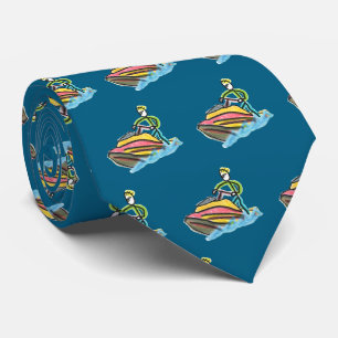 Corbata Jet Ski Stickman