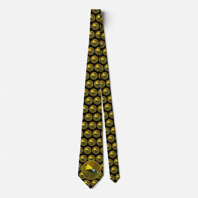 Corbata Jilguero Americano - Fotografía Original (Anverso)