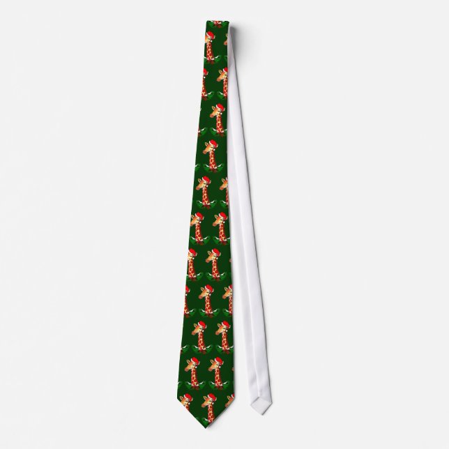 Corbata Jirafa del navidad (Anverso)