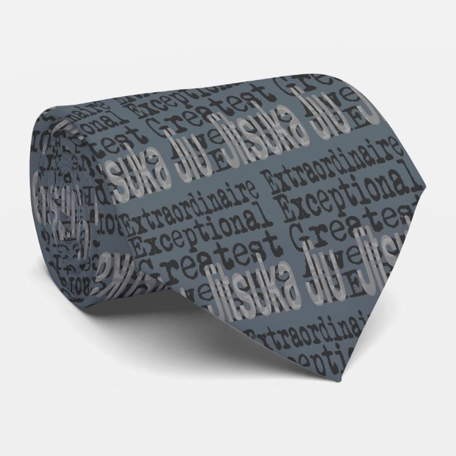 Corbata Jiu Jitsuka Extraordinaire (Enrollado)