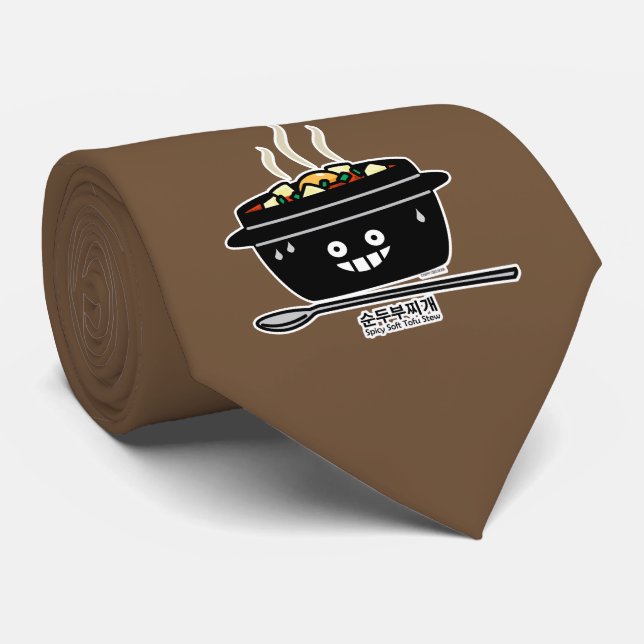 Corbata Jjigae suaves picantes coreanos de Sundubu de la (Enrollado)