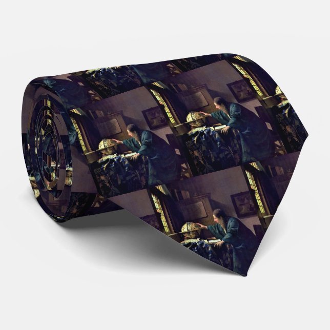 Corbata Johannes Vermeer - El astrónomo (Enrollado)