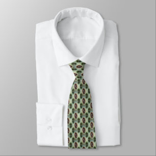 Corbata Jóvenes Navidades de ardillas grises se atan
