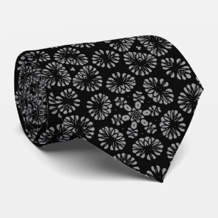 Corbata Joyas - Negro y gris