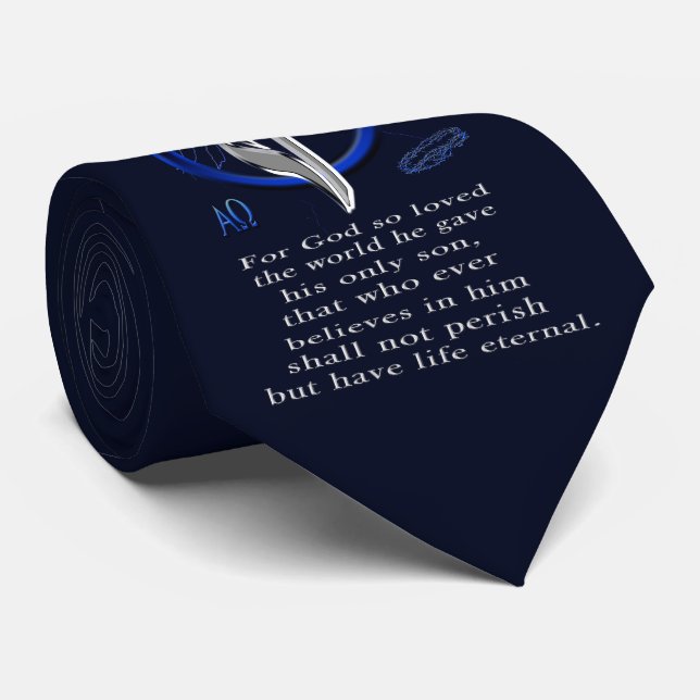 Corbata Juan 3:16 (Enrollado)