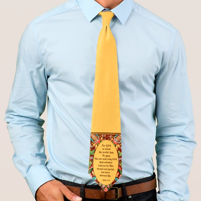 Corbata Juan 3:16 Cita Cuaresma (Subido por el creador)