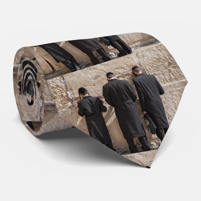 Corbata Judíos rezando en el Kotel (Enrollado)