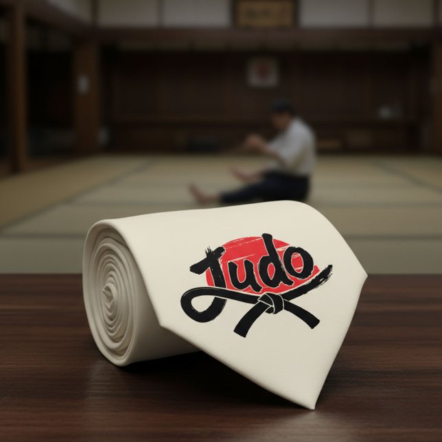 Corbata Judo - Black Belt -Rising Sun (Subido por el creador)