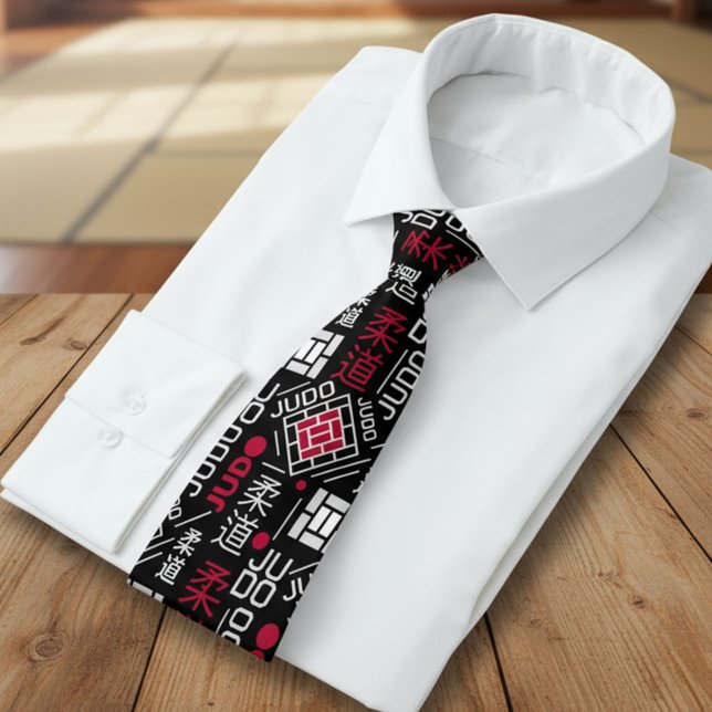 Corbata Judo - patrón geométrico moderno limpio (Subido por el creador)