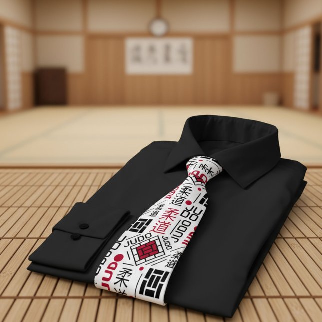 Corbata Judo - patrón geométrico moderno limpio (Subido por el creador)
