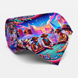 Corbata Juego de dados del Casino Cowboy