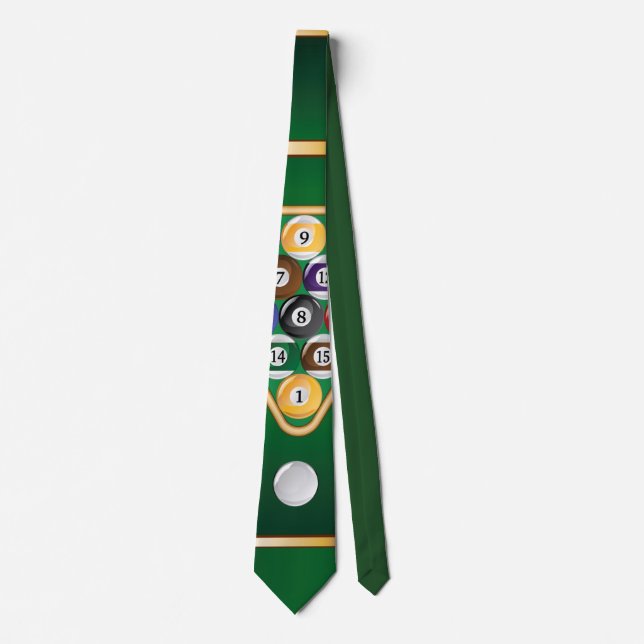 Corbata Jugador de billar  (Anverso)
