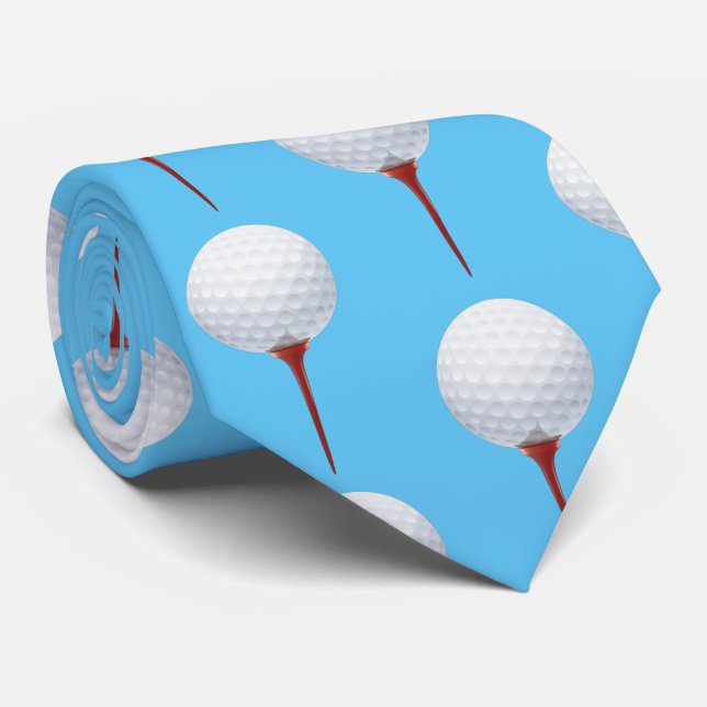Corbata Jugador de golf | Pelota de golf (Enrollado)