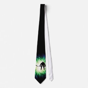 Corbata Jugador de hockey fresco