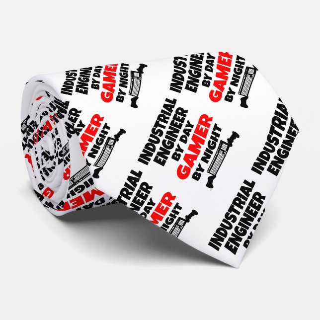 Corbata Jugador de Ingeniería Industrial (Enrollado)